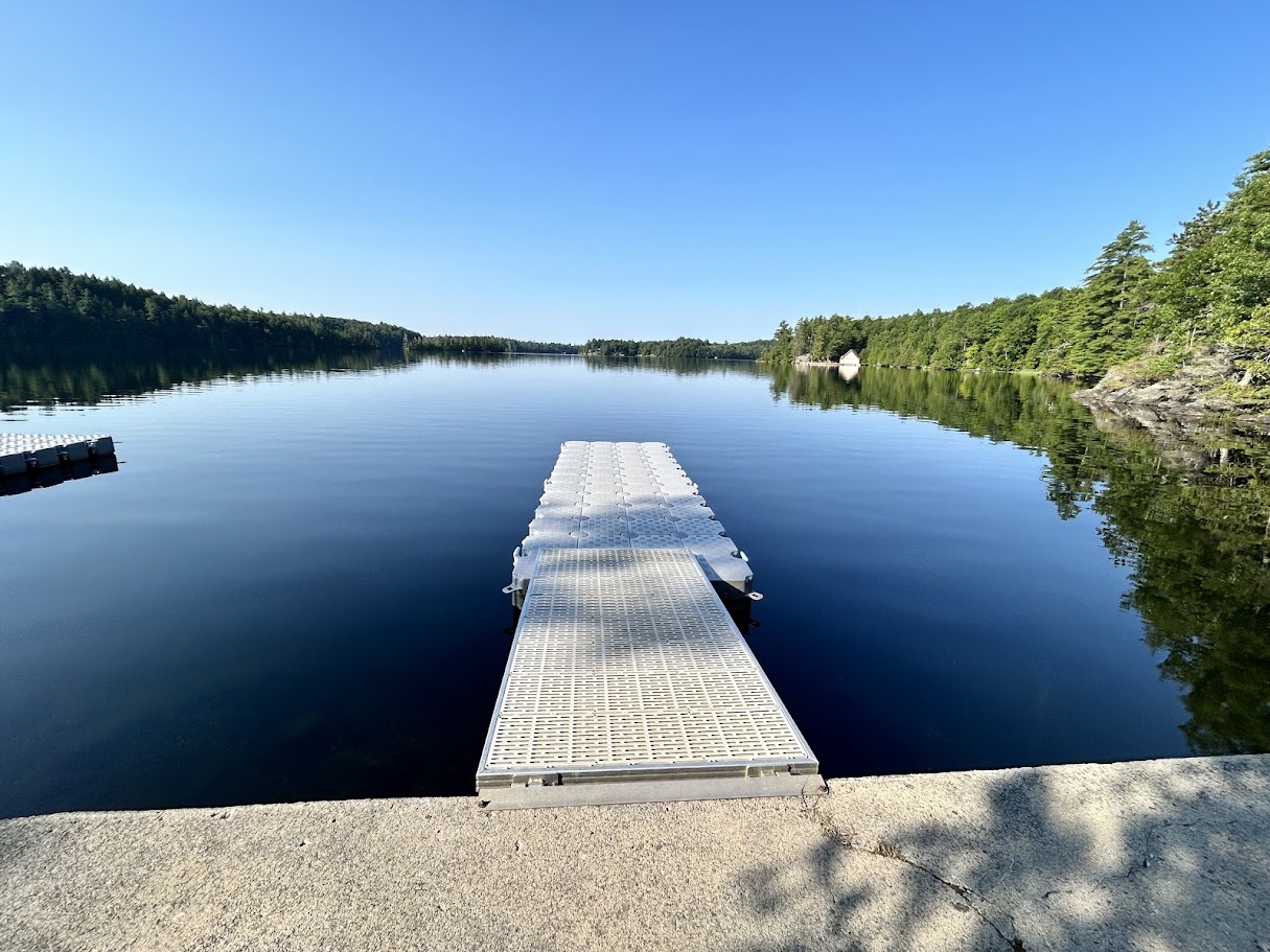 View from the dock at Sharbot Lake Provincial Park